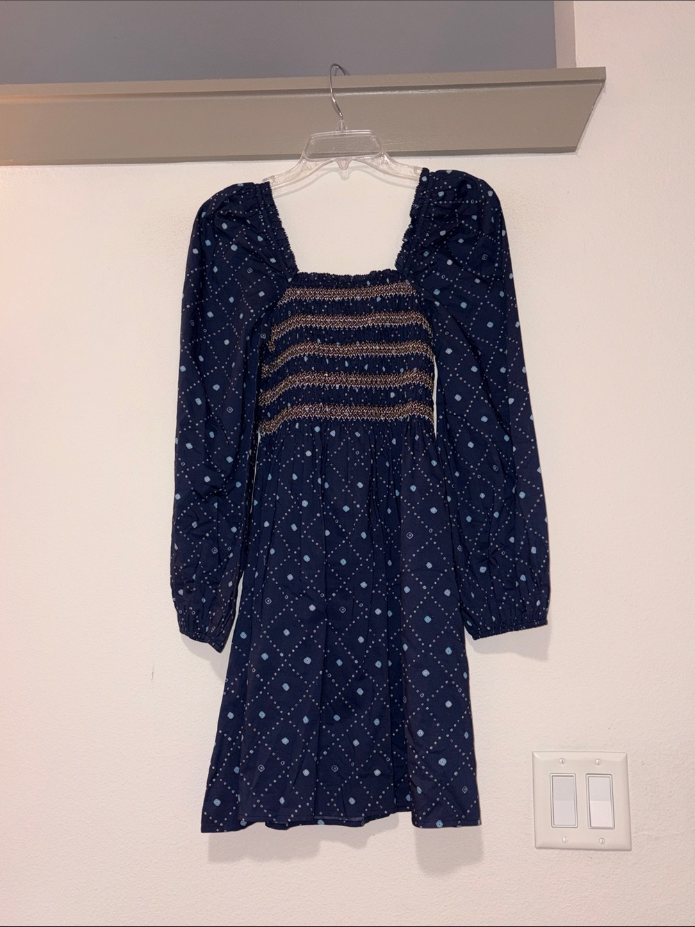 Figue Peony Dress in Kizzy Navy SZ XS NWT - Picture 3 of 5